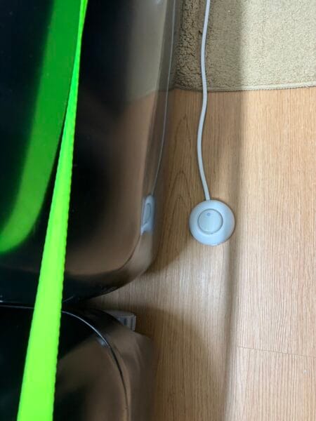 ボンゴキッチンカーの給水スイッチ
