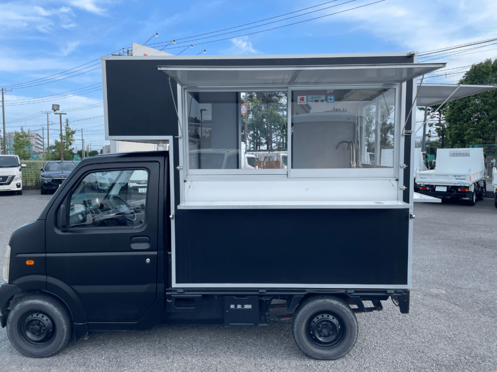 中古キャリイキッチンカー外観